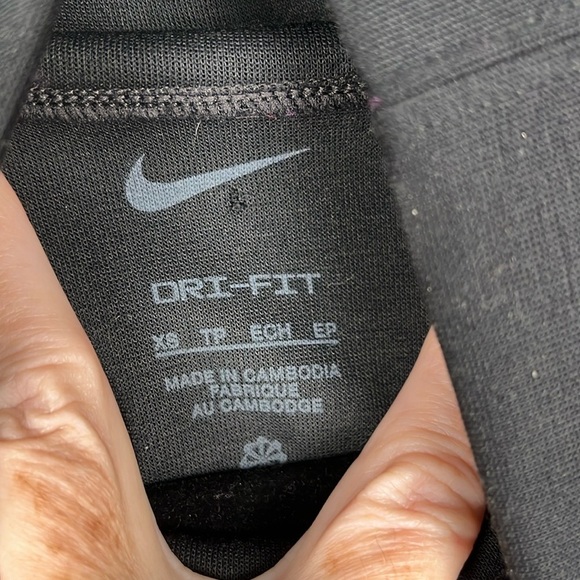 Nike Maternity Nursing Reversible Pullover Sweatshirt Size XS Black - Picture 7 of 9